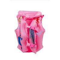 Pembe Desenli 3-7 yaş Havuz Ve Deniz Can Yeleği Yüzme Öğrenme