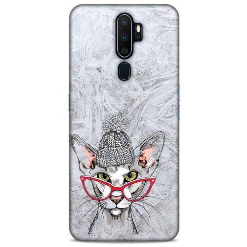 Animax Bereli Kedi Oppo A9 2020 Kılıf Desenli Silikon
