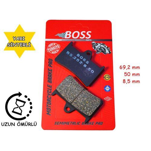 YAMAHA Yamaha Ön Fren Disk Balatası Boss Fa252 Yzf 600 Fz6 Fz-07 Mt-07(18-21) Mt-09 R1 Xv 1700 1900