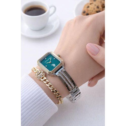 U.S.Polo Assn. Kasa Ve Kordon Çelik 3 Atm Suya Dayanıklı 2 Yıl Garantili Kadın Kol Saati U02147.3