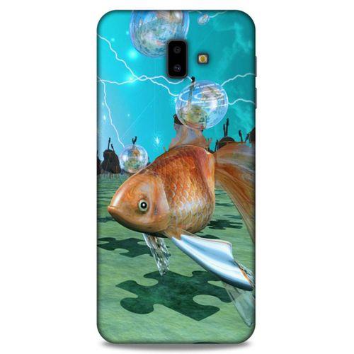Lopard Samsung Galaxy J6 Plus Uyumlu Kılıf Manipülasyon ☻ (29) Arka Koruma Kılıfı Baskılı