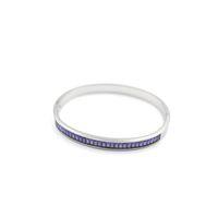 Baget Taşlı Bilezik - Mor