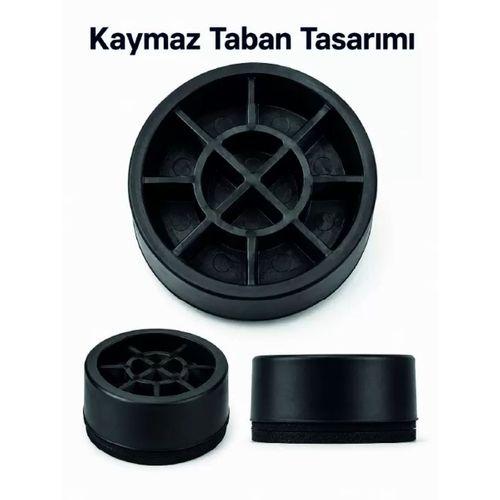 4 Adet Kaymaz Çamaşır Makinesi Ayak Altlığı