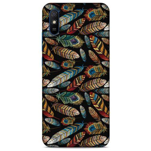 Xiaomi Redmi 9A Kılıf Desenli Özel Seri Tüyler (28) Arka Kapak