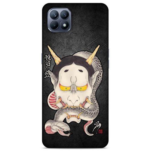 Lopard Huawei P40 Lite Uyumlu Kılıf Tattoo's (50) Shockproof Kılıf Hannya Kijo Dövme