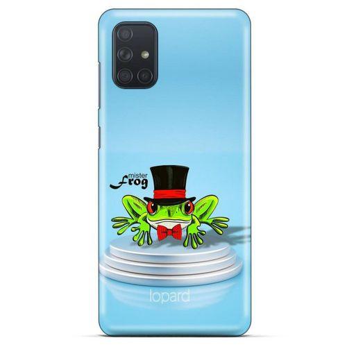 Samsung Galaxy M51 Kılıf FunnyMaX (7) Telefon Kılıfı Açık Mavi Kurbağa