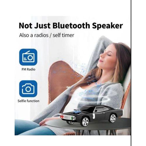 Kablosuz Hoparlör Bluetooth 1968 Retro Ride Araba Hoparlör ve FM Radyo USB SD AUX Girişli WS-1968 Kırmızı