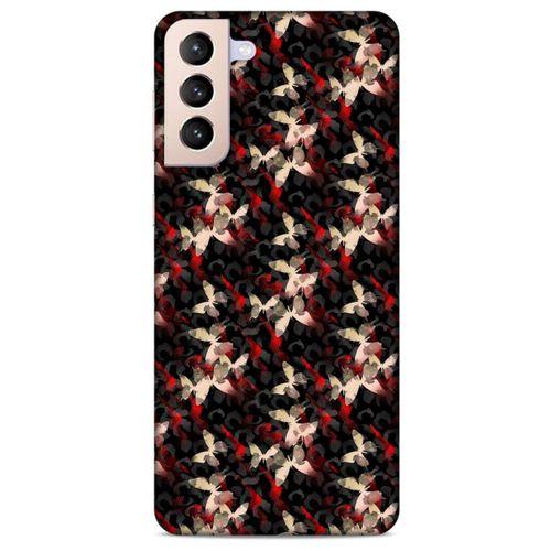 Lopard Samsung Galaxy S21 Plus Uyumlu Kılıf Kamuflaj (66) Kalın Kılıf