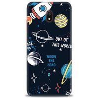 Xiaomi Redmi 8A Kılıf HD Baskılı Kılıf - Space Fun + Tam Ekran Koruyucu