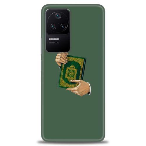Xiaomi Poco F4 Kılıf HD Baskılı Kılıf - Warning + Tam Ekran Koruyucu