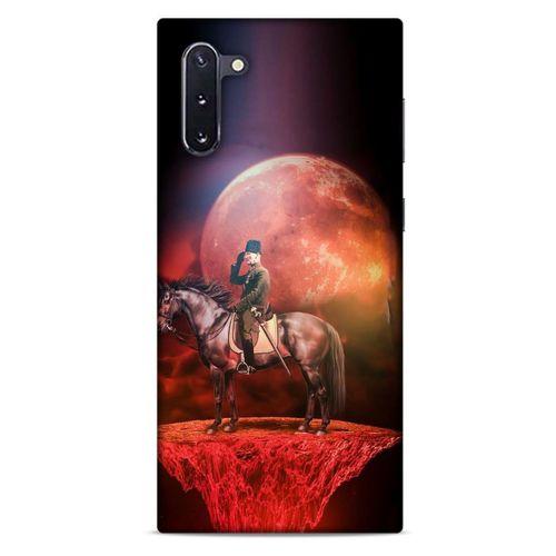 Samsung Galaxy Note 10 Kılıf Atatürk (49) Ultra Silikon Kılıf Uzay