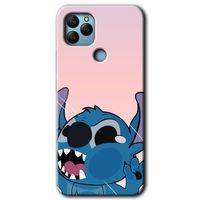 GM 22 Kılıf HD Desen Baskılı Arka Kapak - Stitch + Kırılmaz Cam