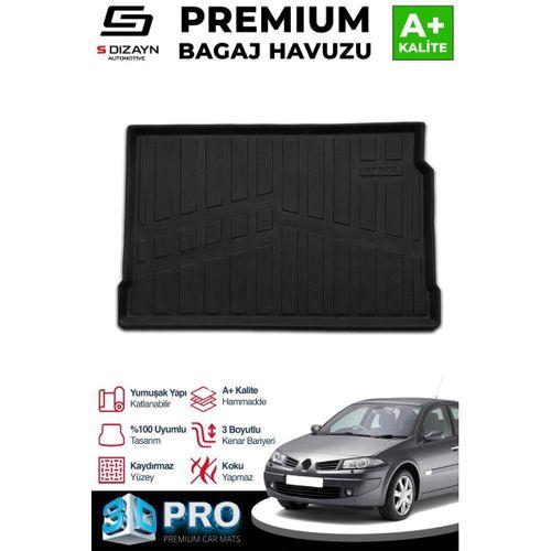S-Dizayn Renault Megane 2 HB 3D Pro Bagaj Havuzu 2002-2009 A+ Kalite