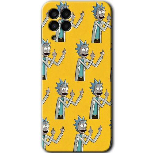 Samsung Galaxy M33 Kılıf HD Desen Baskılı Arka Kapak - Rick Felsefesi