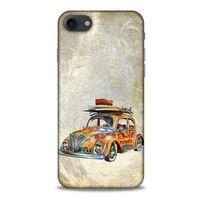 Retro (36) Desen Glitter Kılıf Renkli Apple Iphone 8 Kılıf