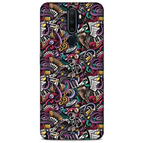 Graffitix (4) Desenli Silikon Kapak Oppo A5 2020 Kılıf