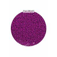 Fuşya Renk 4 mm Yaklaşık 220 adet/20 gram Cam Boncuk Oya Yazma Bileklik ve Kolye