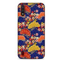 Samsung Galaxy A01 Kılıf Japonya (50) Shockproof Kılıf Renkli Çiçekler