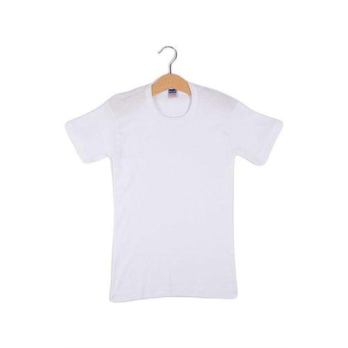 Erkek Çocuk Kısa Kollu Bisiklet Yaka Ribana Faniala 6 Lı Atlet Berrak-1510