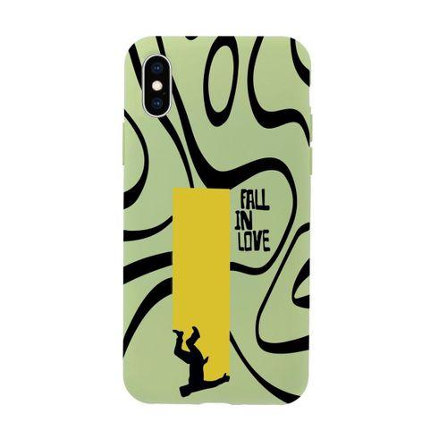 iPhone XS Fall In Love Premium Silikonlu Telefon Kılıfı