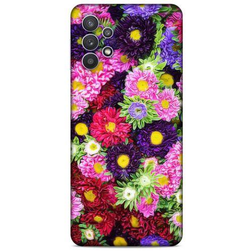 Lopard Samsung Galaxy A32 Uyumlu Kılıf Bahar (43) Thin Fit Kılıf Çiçek Buketi