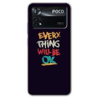 Potkal Hediye Fabrikası Poco x4 Pro Kılıf HD Desen Baskılı Arka Kapak - Everything