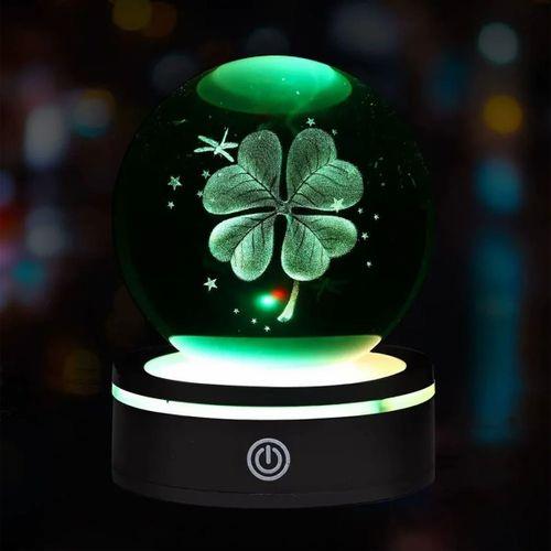 Usb'li Yonca Tasarımlı Dönen Cam Küre