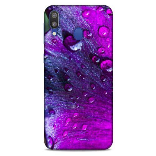 Samsung Galaxy M20 Uyumlu Kılıf Mor Delisi (34) Slim Armor Kılıf Damlacık