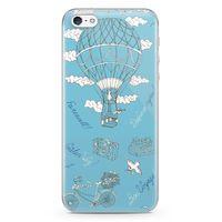 Apple iPhone 5 Kılıf Vintage Seyahat Arka Kapak Koruma Desenli Full Koruyucu