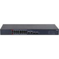 DAHUA CS4218-16ET-240, 16Port, Megabit, PoE 240W, 2 Port SFP Gigabit Combo, Cloud Yönetilebilir, Switch