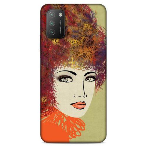 Lopard Xiaomi Poco M3 Uyumlu Kılıf Sürreal Yüzler ♀ (32) Soft Silikon Kılıf Desenli