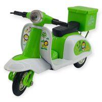 Çek Bırak Metal Vespa Motor 12 Cm - FY361A-12D-YEŞİL