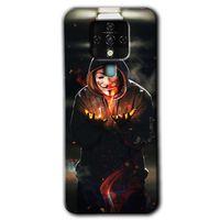 Tecno Camon 16 HD Baskılı Kılıf + 9D Tam Ekran Koruyucu - V for Fire