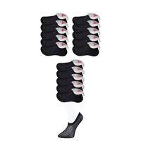 Siyah Kadın Görünmez Çorap 15 Çift