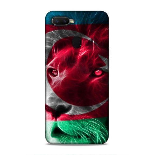 Oppo Ax7 Uyumlu Kılıf Azarbaijan (23) Ultra Koruma Kılıfı Aslan Bayrak