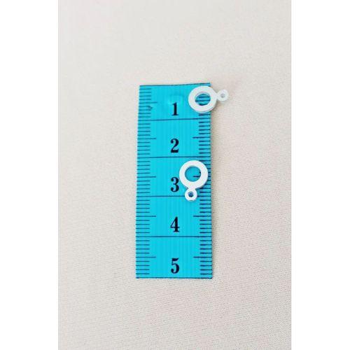 Oya Abiye Bileklik Kolye Pleksi Metalik Plastik Pul Gümüş Renk 8 gram 70 adet - BNC510