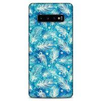 Samsung Galaxy S10 Plus Kılıf Desenli Özel Seri Tüyler (42) Rugged Armor Kılıf