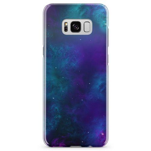 Samsung Galaxy S8 Kılıf Nebula Galaxy Arka Kapak Koruma Desenli Full Koruyucu