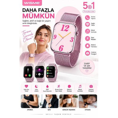 Günlük Kullanıma Uygun Akıllı Saat Arama Ve Bildirim Desteği