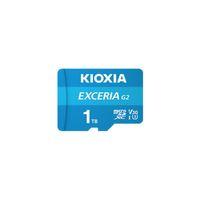 KIOXIA 1TB ExceriaG2, LMEX2L001TG2 U1 V30 4K,  CL10, 100Mb/s, MicroSD Kart Bellek (SD Adaptörlü)