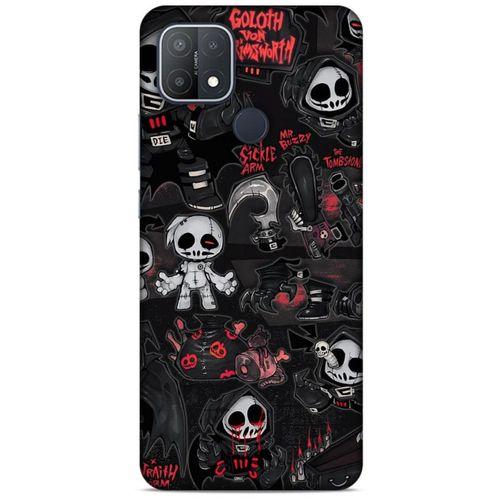 Oppo A15s Uyumlu Kılıf Motorsiklet (30) Silicone Case İskelet