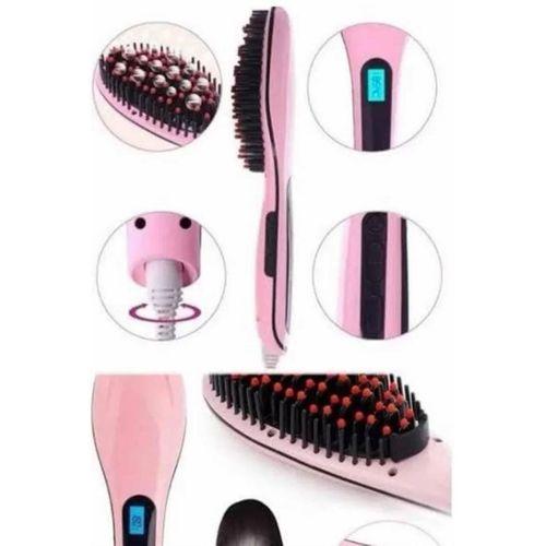 Saç Fırça Akıllı Lcd Ekran Pratik Saç Düzleştirici Tarak Pratik Taşınabilir
