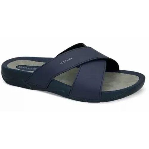 Ceyo 9877ı Lacivert Ortopedik Erkek Terlik