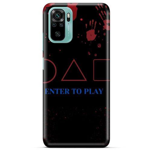 Xiaomi Redmi Note 10 5G Uyumlu Kılıf Squid Game (28) Arka Kapak Young