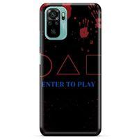 Xiaomi Redmi Note 10 5G Uyumlu Kılıf Squid Game (28) Arka Kapak Young