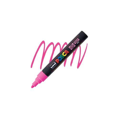 UNİBALL POSCA (1.8-2.5) SU BAZLI BOYAMA MARKÖRÜ FLORASAN PEMBE( N ) (UNİ-PC-5M)