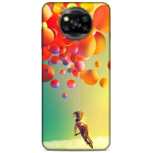 Lopard Xiaomi Redmi Poco X3 Uyumlu Kılıf Manipülasyon ☻ (39) Liquid Crystal Kılıf Baskılı
