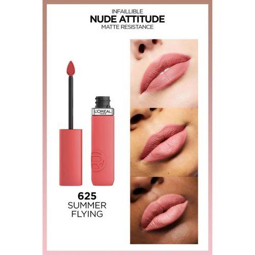 L'Oreal Paris Infaillible Matte Resistance Likit Mat Ruj - 625 Summer Flying