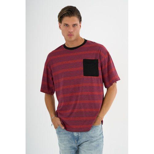 ALEXANDERGARDI Cep Detaylı Çizgili T-shirt