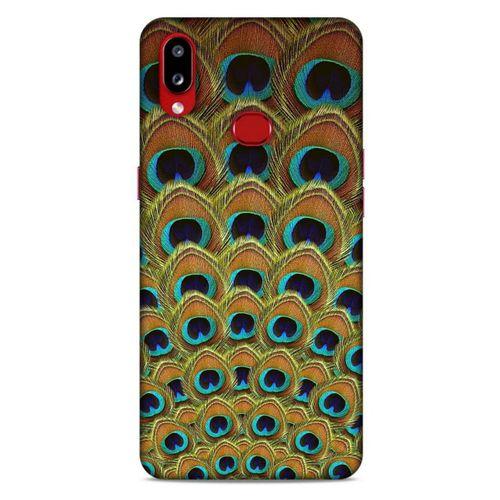 Samsung Galaxy A10s Kılıf Desenli Özel Seri Tüyler (4) Koruma Kılıfı